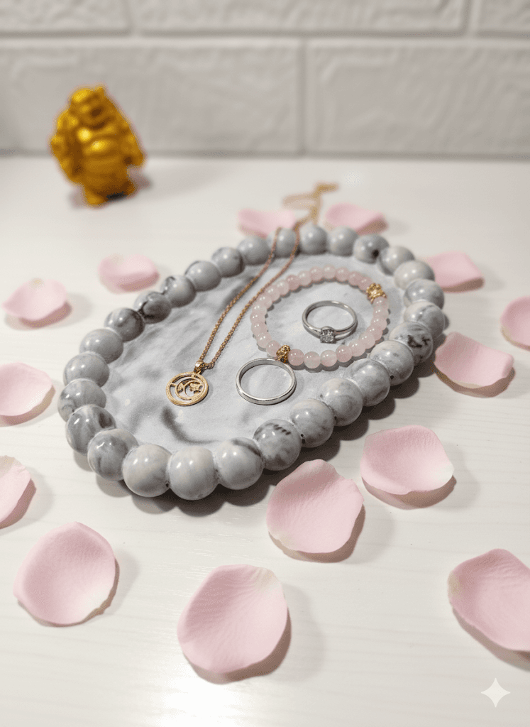 Concrete Tinklet tray for home decor